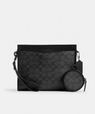 ＜COACH＞ヒッチ　コンバーチブル　クロスボディ・シグネチャー　キャンバス